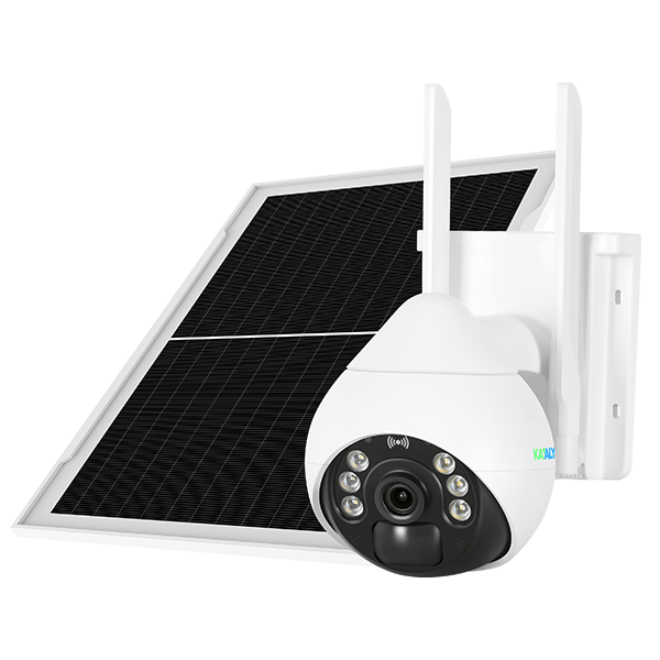 Katalyst Hawk LTE camera with its solar panel